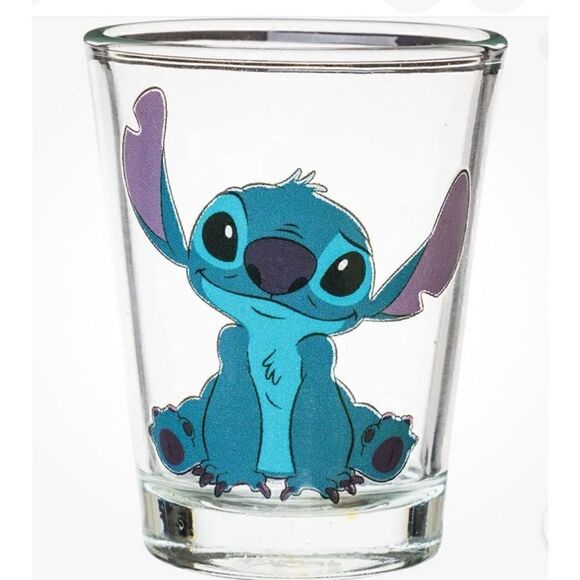 Silver Buffalo Lilo and Stitch Poses 4-Pack Mini Glass Set, 1.5 - Picture 1 of 7